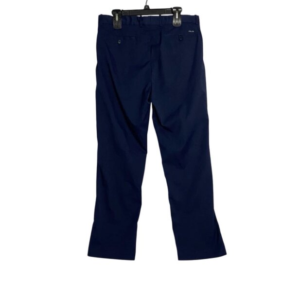 RLX Ralph Lauren Tailored Fit Mens Blue Casual Golf Chino Pants Size 34 x 30 - Picture 2 of 9